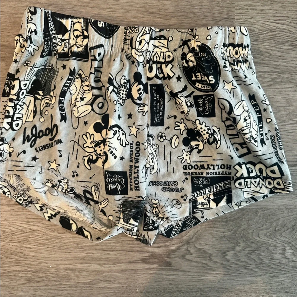 Disney 100 Mickey Mouse Women's Pajama Shorts - NWOT - Size XS - Picture 1 of 3